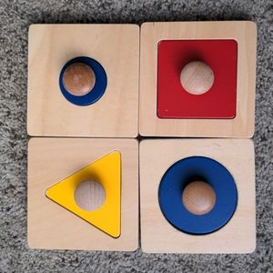 Elite Montessori Wooden Single Shape Puzzle